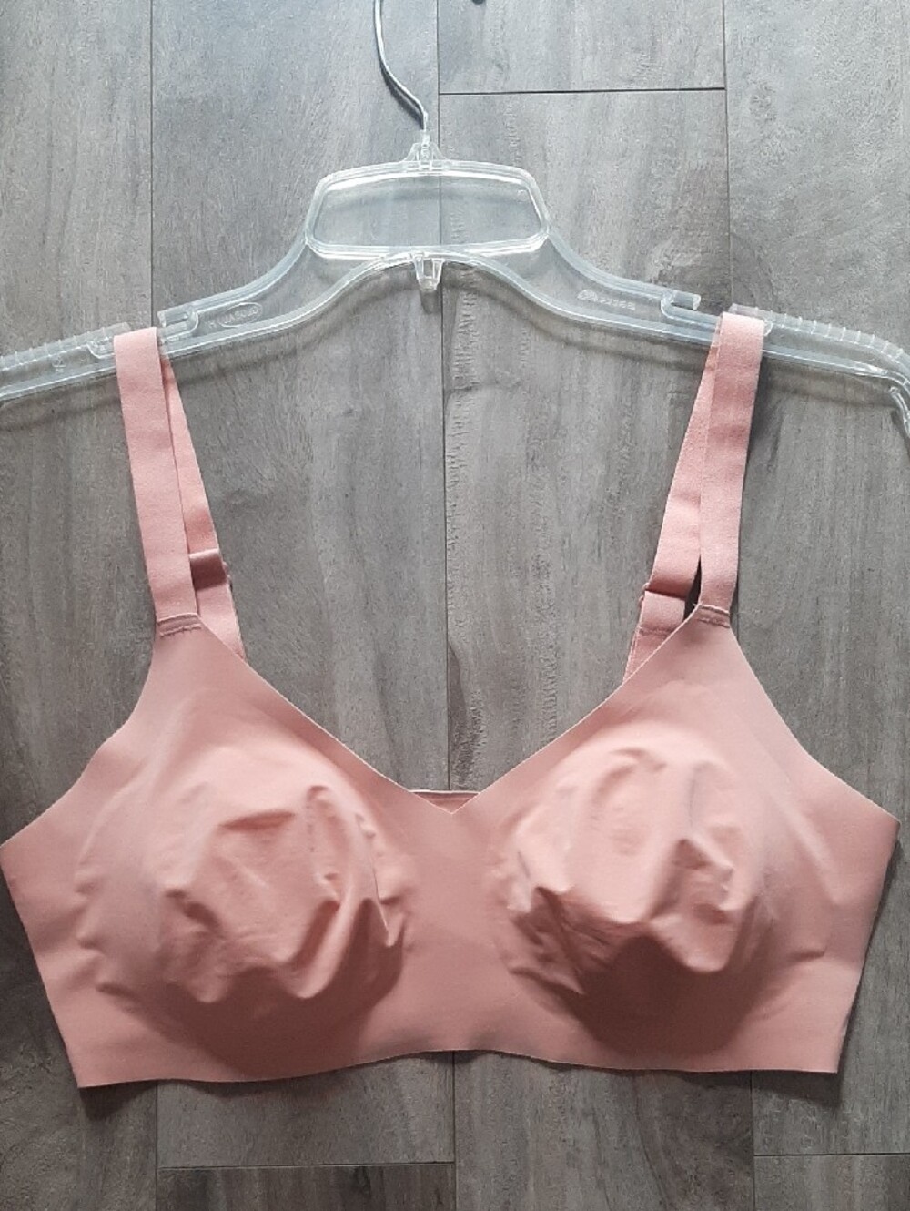 Knix Revolution V-Neck Pink Ginger Wireless Bra Knix SIze 6
